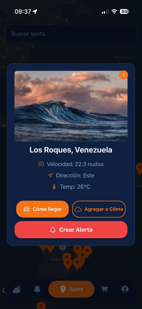 Pantalla de Spots